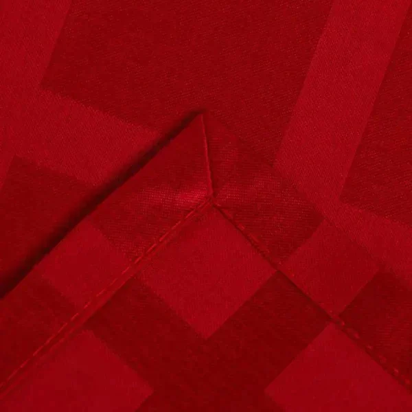 Скатерть "Этель" Geometry 150*250 +/-3см, цв.бордовый, пл. 192 г/м2, хл с ВГМО