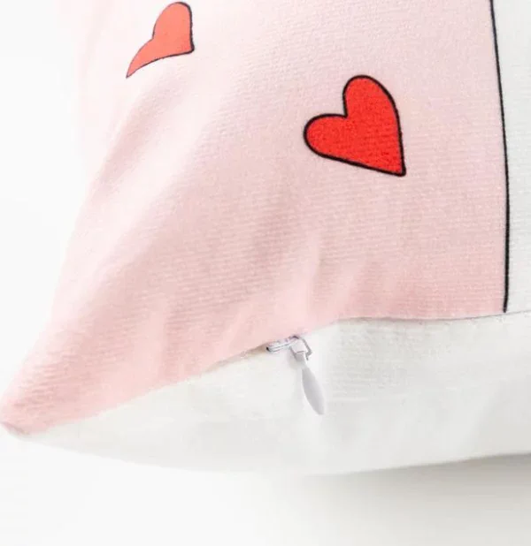 Подушка декоративная Valentine cat, 40х40 см, велюр, 100% п/э