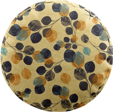 Подушка круглая Cortin «Листья в янтаре»