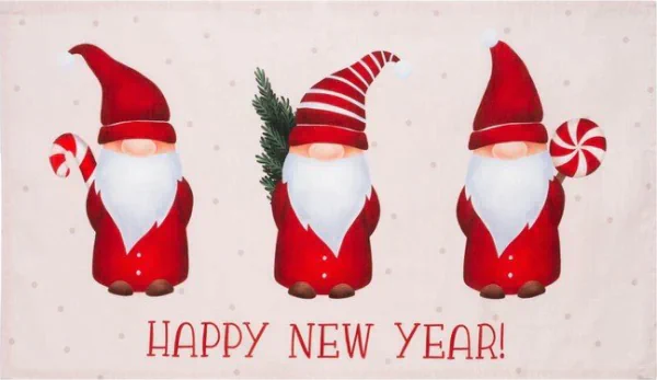 Новогоднее полотенце Этель "Santa Claus" 40x73 см, 100%хл, репс 210 г/м2