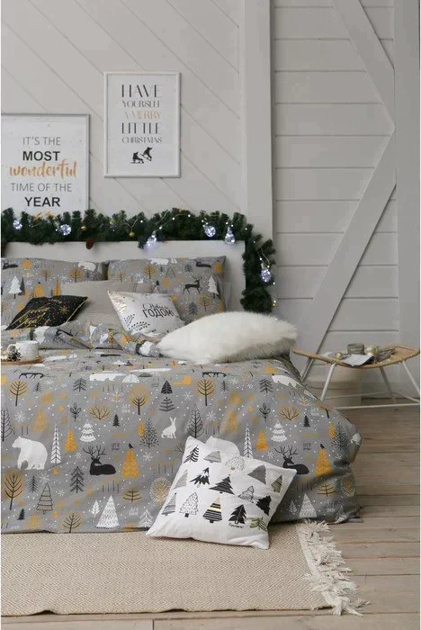Постельное бельё Этель 2 сп Let it snow (вид 2) 175х215 см, 200х220 см, 70х70 см - 2 шт