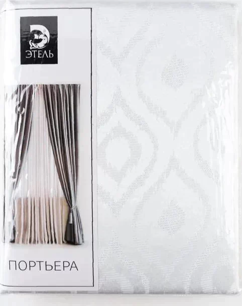 Штора портьерная Этель"Ромб" 140х250 см,100% п/э
