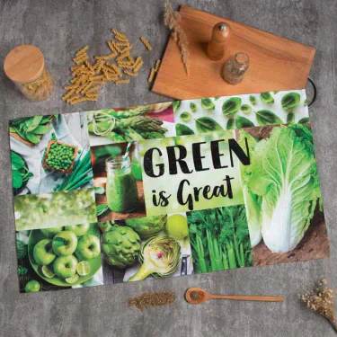 Полотенце "Этель" GREEN 40х73 см, 100% хл, саржа 190 гр/м2