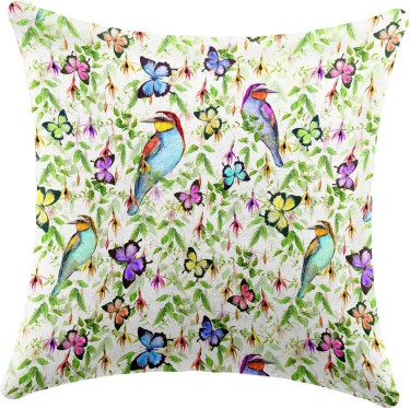 Подушка квадратная Cortin «Тропические птицы»