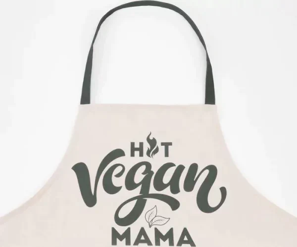 Фартук "Этель" Vegan mama 70х60 см, 100% хлопок, саржа 190 г/м2