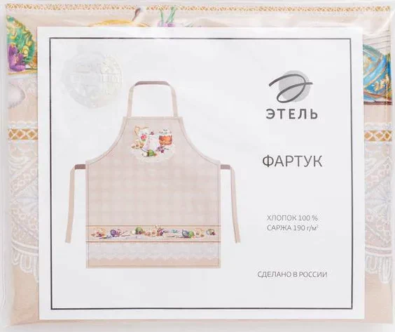Фартук Этель «Пасхальные куличи» 60х70 см, 100% хл, саржа 190 гр/м2