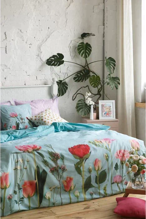 Постельное бельё Этель евро Flowers dream 200х217 см, 240*220 см, 50х70+3 см - 2 шт