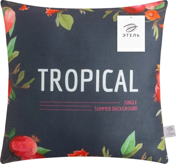 Подушка декоративная Tropical 40 х 40 см, 100% п/э