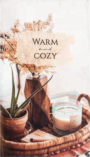 Полотенце "Этель" Cozy 40х73см, 100% хл, саржа 190 гр/м2