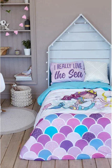 Постельное бельё «Этель» 1.5 сп Really mermaid 143*215 см, 150*214 см, 50*70 см -1 шт,100% хл, бязь