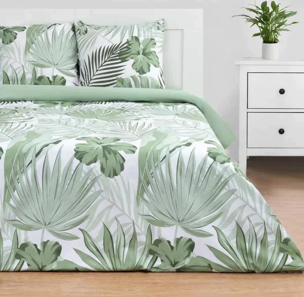 Постельное белье Этель 1.5 сп Tropics (вид 2) 143*215 см,150*214 см, 70*70 см 2 шт