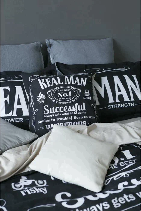 Постельное бельё "Этель" 1.5 сп Real Man 143х215 см,150х214 см, 50х70+3 - 2 шт