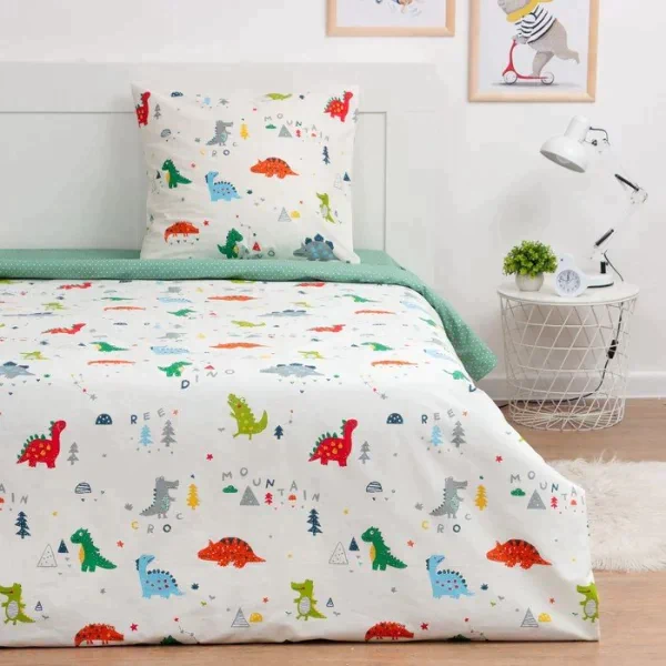 Постельное белье 1.5 сп "LoveLife" Super dino, 143х215 см,150х214 см,70х70 см-1 шт. сатин