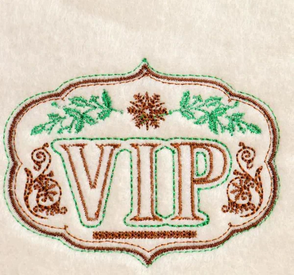 Банная шапка с вышивкой "VIP"