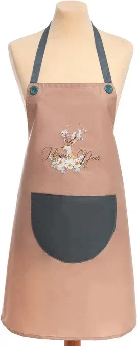 Фартук Этель "Flower deer", цв. сиреневый, 70*68 см, 100% п/э