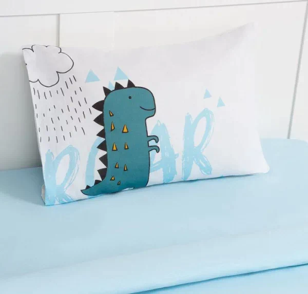 Постельное бельё "Этель" 1.5 сп Little dino 143*215 см, 150*214 см, 50*70 см -1 шт,100% хл, бязь