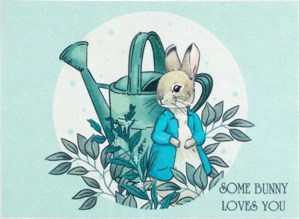 Салфетка на стол Доляна "SOME BUNNY LOVES YOU" ПВХ 40*29см