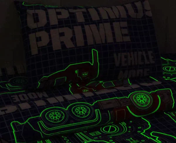 Постельное бельё 1,5 сп Neon Series "Optimus Prime" Transformers 143*215 см, 150*214 см, 50*70 см -1 шт