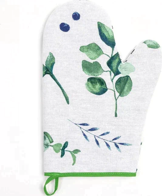 Варежка-прихватка "Доляна" Eucalyptus 20х27см,100%хл, рогожка 164 гр/м2