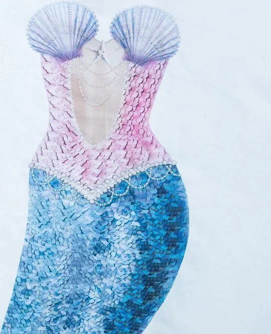 Постельное белье "Этель" 1,5 сп Fairy mermaid 143х215 см, 150х214 см, 50х70 см -1 шт, 100% хл, бязь