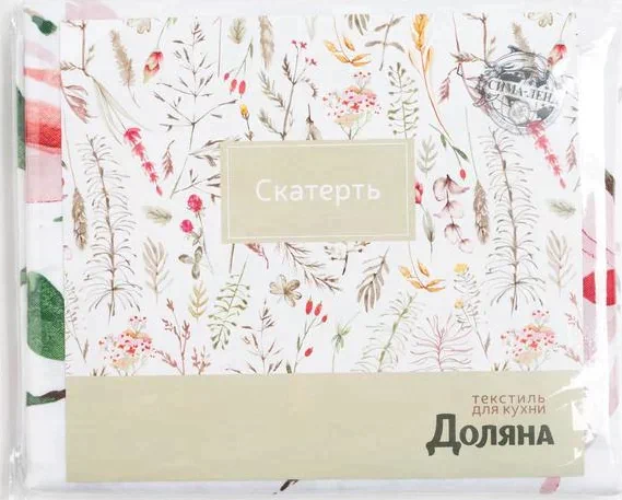 Скатерть Доляна Sakura 150*220 +/- 2 см, 100% п/э