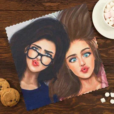 Полотенце Этель Love Life "Селфи" 30*30 см, 100% п/э