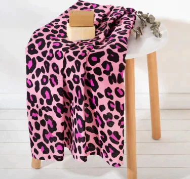 Полотенце Leopard 80х150 см, 100% хлопок, вафельное полотно, 160гр/м2