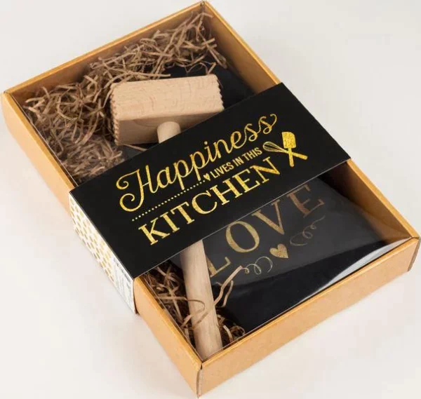 Кухонный набор Kitchen,варежка-прихватка 20х28см, молоток деревянный