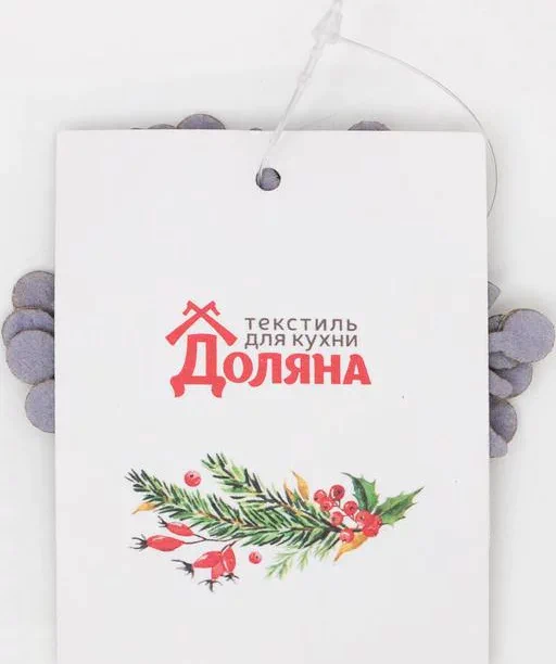 Набор для декора столовых предметов «Снежинка», 4 шт,цв. серебро 6,5х7,5 см, 100% п/э, фетр 626098
