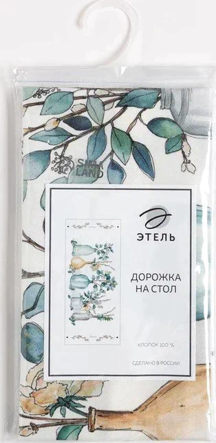 Дорожка на стол "Этель" Flower mood вид 2 30х70 см, 100% хл, саржа 190 г/м2