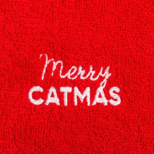 Набор полотенец "Merry catmas" 30х60 см-2 шт, хлопок 340гр/м2