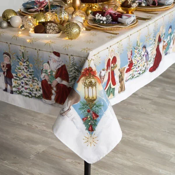 Скатерть Этель "Christmas time" 150х220см +/-3см с ГМВО, хл100%