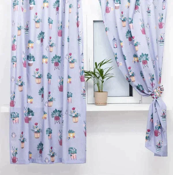 Комплект штор для кухни с подхватами Этель Hygge 145х180см-2 шт., 100% п/э