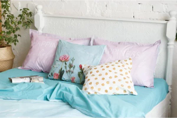 Постельное бельё Этель евро Flowers dream 200х217 см, 240*220 см, 50х70+3 см - 2 шт
