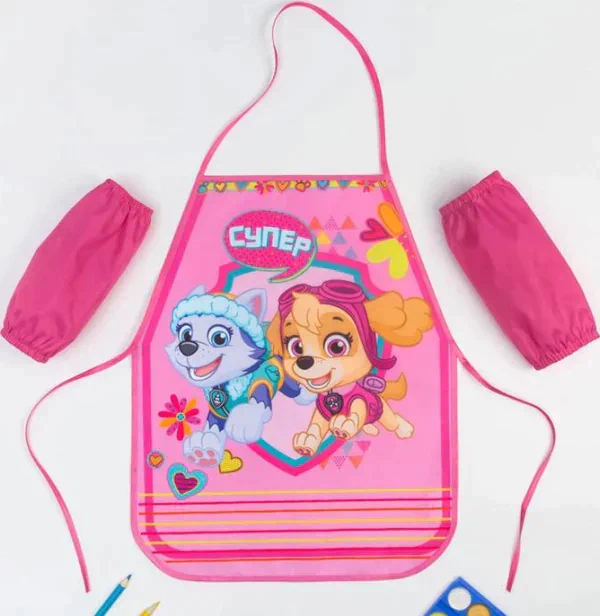 Фартук с нарукавниками детский PAW PATROL «Скай и Эверест», 49х39 см