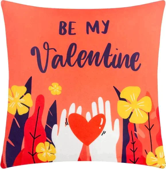 Подушка-плед Этель "Valentine", подушка 40*40±3 см, плед 100*150 см 100%п/э, 280 г/м2