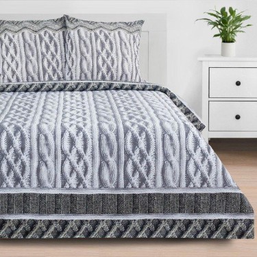 Постельное бельё "Этель" 1.5 сп. Жемчужная вязка, размер 143х215 см, 150х214 см, 70х70 см - 2 шт