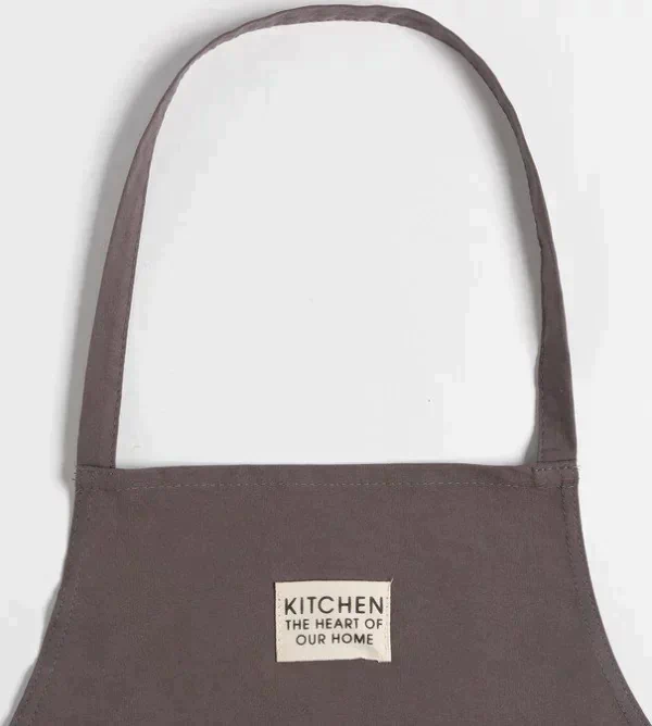 Фартук Этель Kitchen 60х70 см, цв. серый, 100% хл, саржа 220 г/м2