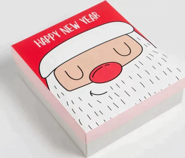 Подарочный набор новогодний Этель Happy new year полотенце 30х60см и аксессуары (3 предм)