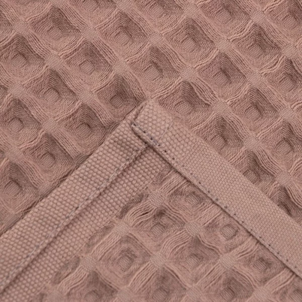 Полотенце вафельное банное Этель "Boho" 67*140 см, цв. мокко, 100% хл, 290 гр/м2