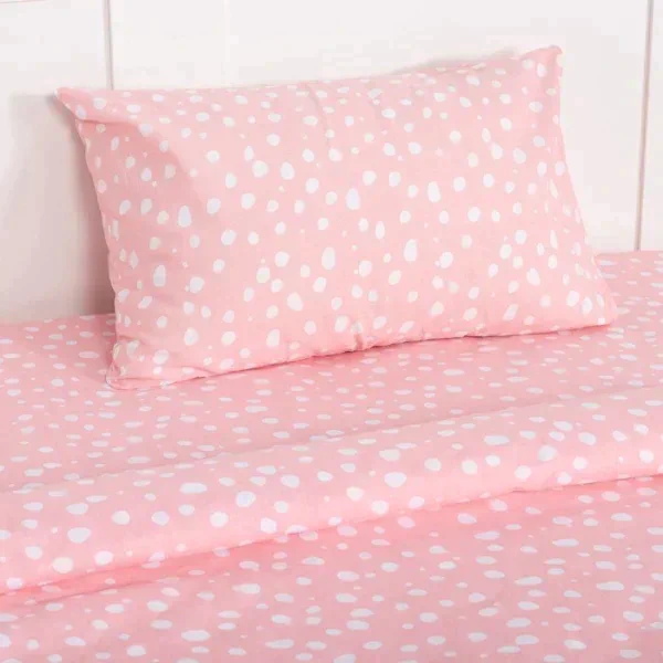 Постельное белье "Этель" 1,5 сп Soft pink 143х215 см, 150х214 см, 50х70 см -1 шт, 100% хл, бязь