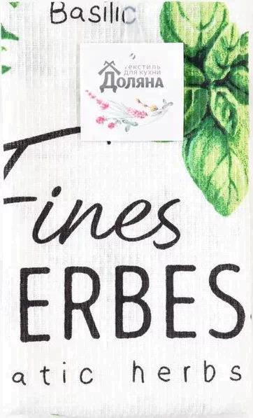 Полотенце кухонное Доляна Fines herbes, 35х60 см, 100% хл, 160г/м2
