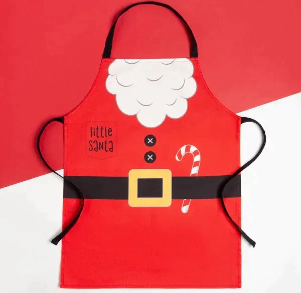 Фартук детский Этель Little Santa 46*60 см,100% хл., саржа