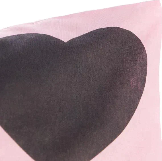 Комплект наволочек "Этель" Pink heart 50х70 см - 2 шт, 100% хлопок, поплин