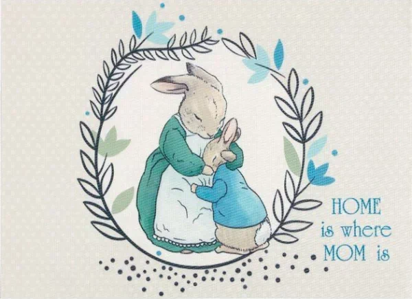 Салфетка на стол Доляна "HOME is where MOM is" ПВХ 40*29см