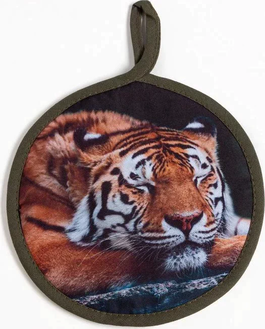 Набор подарочный Tiger кухонное полотенце, прихватка, силиконовая форма