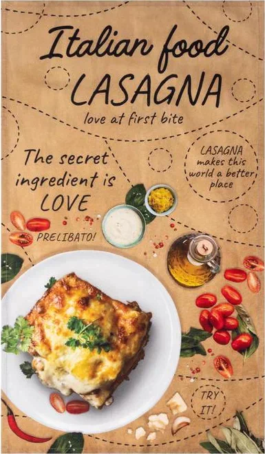 Набор полотенец "Этель" Italian food 4 шт, 100% хлопок