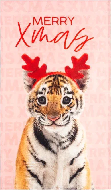 Новогоднее полотенце "Этель" Merry xmas 40х73 см, 100% хл, саржа 190 гр/м2