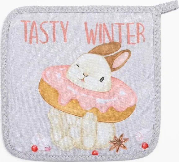 Набор кухонный Доляна Tasty winter: подставка, прихватка