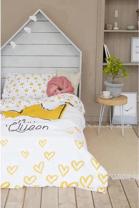 Постельное белье "Этель" 1.5 сп Little queen 143*215 см, 150*214 см, 50*70 см -1 шт,100% хл, бязь